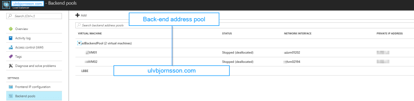backendaddresspool