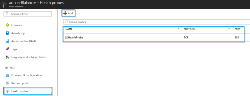 Loadbalancer Healthprobe